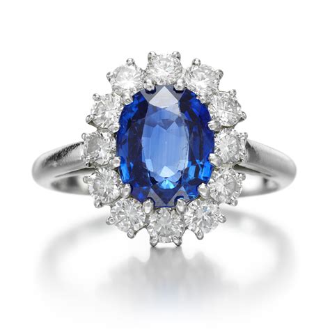 cartier diamond and sapphire ring.